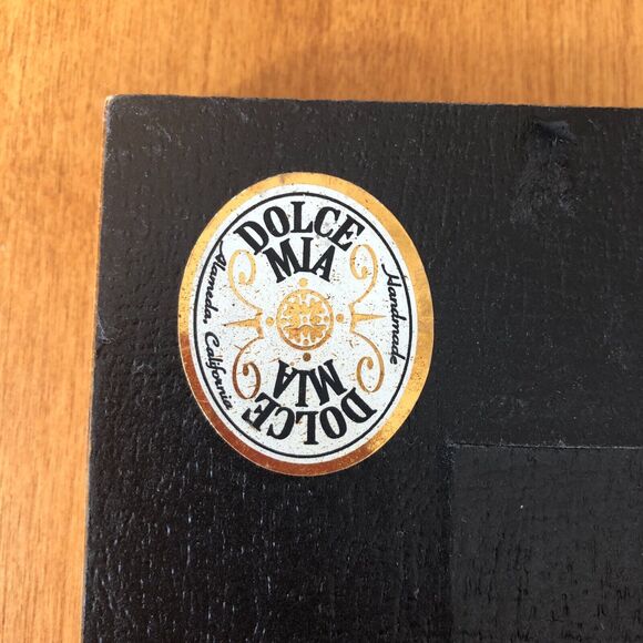 Dolce Mia Designs Picture Frame Yellow Floral 4x6" Photo Handmade - Picture 7 of 7